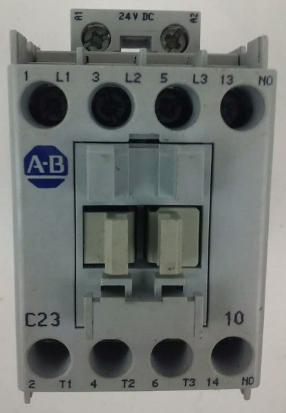 ALLEN BRADLEY 100-C23Z*10 SER. C CONTACTOR 690V 32A 11kW,600V 30A 3PH,24VDC COIL