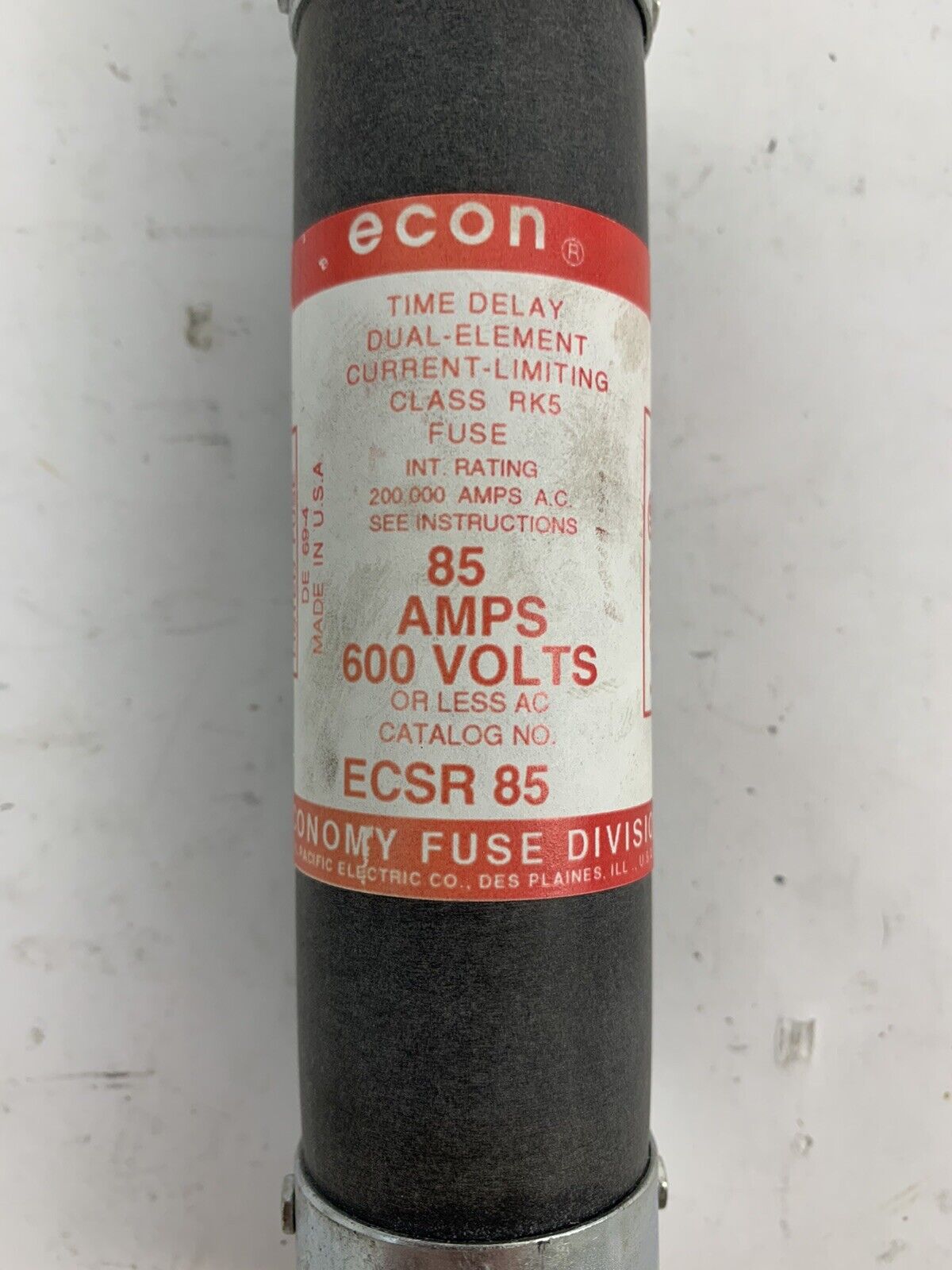 Economy Fuse ECSR85 85A 600V Fuse "Lot of 3"