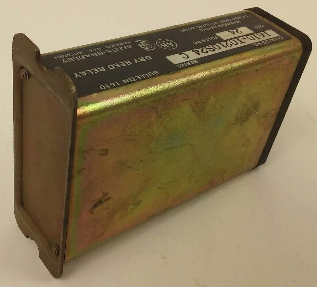 ALLEN BRADLEY, 1610-T0210S24, SER. C,DRY REED RELAY, 24VDC, 1A, 15VA, 150V AC/DC