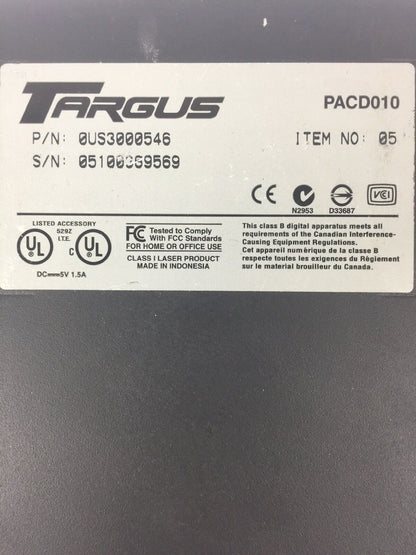 TARGUS PACD010 COMPACT DISC ROM