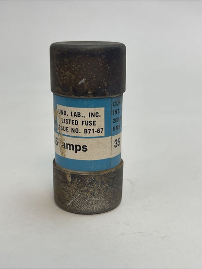 GE GF8B35 CLF FUSE CLASS J 600VAC 35AMP (LOT OF 8)