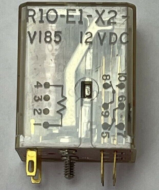 POTTER & BRUMFIELD R10-E1-X2-V185 DPDT RELAY 5A 12VDC