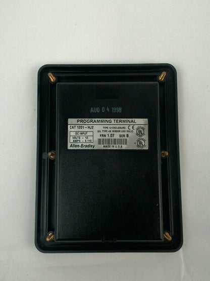 Allen Bradley 1201-HJ2 Terminal 1201HJ2 FRN 1.07 Series B 12V   0.110AMPS