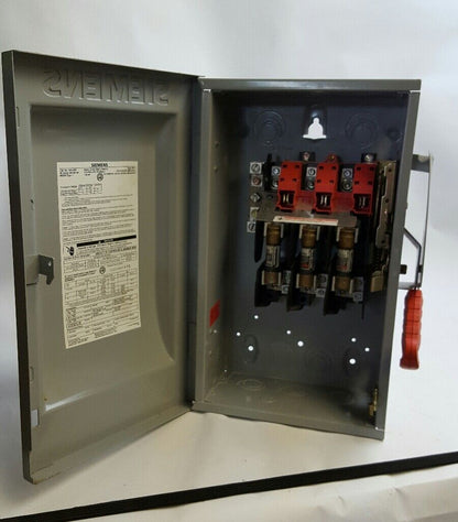 SIEMENS HF322N HEAVY DUTY SAFETY DISCONNECT SWITCH, 60 Amp