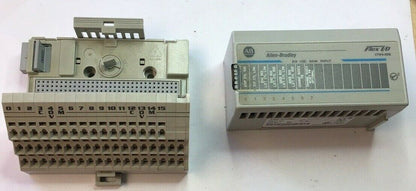 ALLEN BRADLEY 1794-IB8 SER.A REV.A01 FLEX I/O INPUT W/ 1794-TB3S TERMINAL BASE
