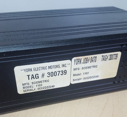 Sciemetric Sigmeter  Panel Meter 1103