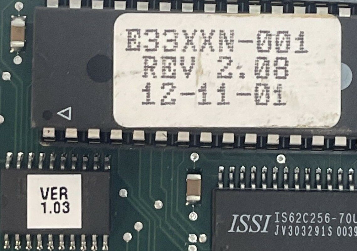 G33D1002-001 REV D CIRCUIT BOARD E33XXN-001 REV 2.08 G33B4A1002-101-B1