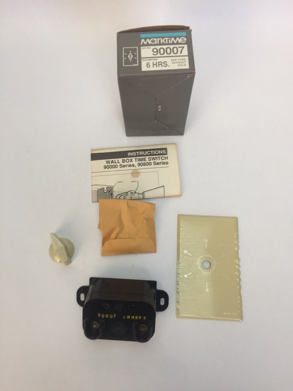 MARKTIME 90007 WALL BOX TIME SWITCH 6 HRS OFF TYPE WITHOUT HOLD