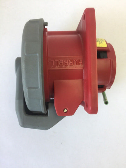 HUBBELL 532R6W PIN & SLEEVE WATERTIGHT RECEPTACLE 32A 220/380VAC 240/415VAC 4P
