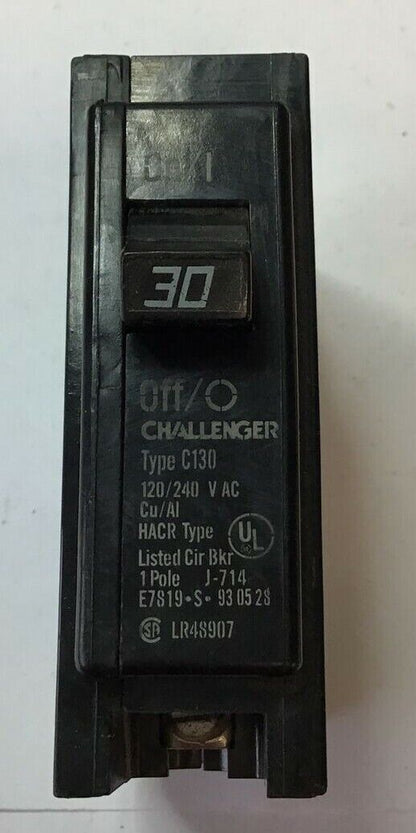 CHALLENGER C130 120/240VAC TYPE HCAR 1POLE ***LOTOF5***