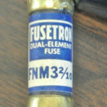 LOT of 8 / BUSS FNM3-2/10 DUAL-ELEMENT FUSE / 3-2/10A / 250V / NEW SURPLUS