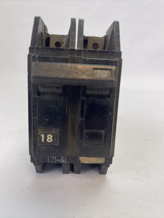 GE TQC2170 CIRCUIT BREAKER 120/240VAC 70AMP 2POLE