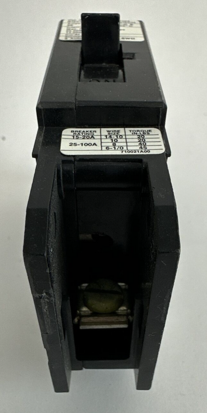 SIEMENS BQCH1B020 CIRCUIT BREAKER 20AMP 277VAC 1POLE