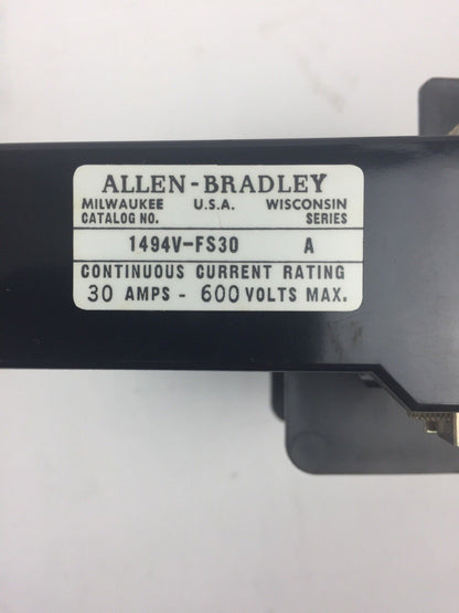 ALLEN BRADLEY 1494V-DHL233 FUSIBLE DISCONNECT SWITCH KIT 30A 250V TYPE 1,3,3R,12