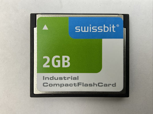 NORDSON SWISSBIT SFCF2048H1BK1TO-I-DT-553-SMA 2GB COMPACT FLASH CARD