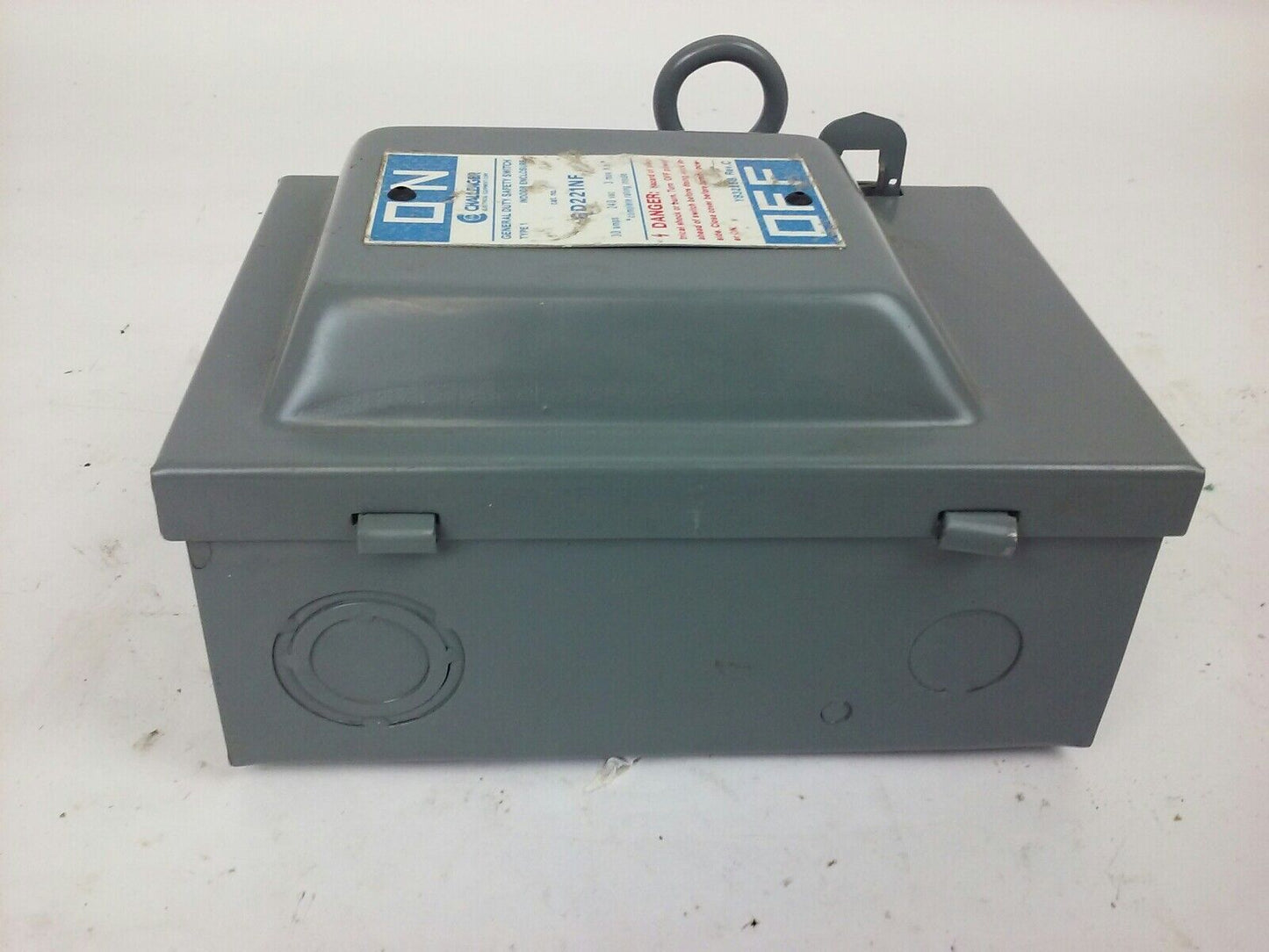 CHALLENGER GD221NF, 30A, 240V, 3 MAX H.P., TYPE 1 INDOOR, SAFETY SWITCH, NEW