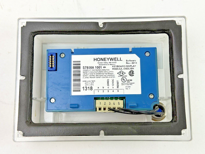 HONEYWELL - S7800 A 1001 REV. H - KEYBOARD DISPLAY MODULE IN CASE-BURNER CONTROL