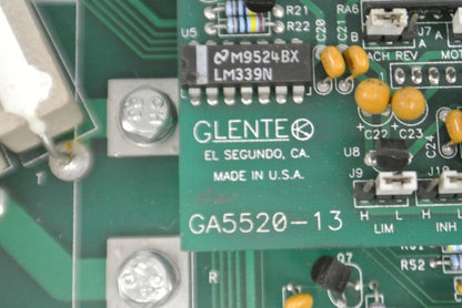 GLENTEK GA5550 CIRCUIT BOARD ASSEMBLY / GA5520-13