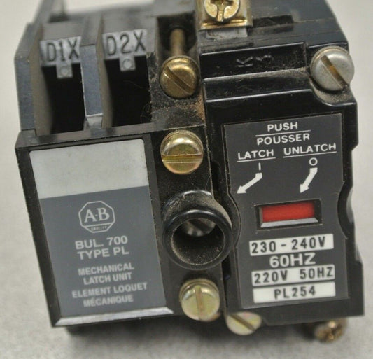 ALLEN-BRADLEY 700-PLLA2 MECHANICAL LATCH UNIT / 230-240V, 60Hz
