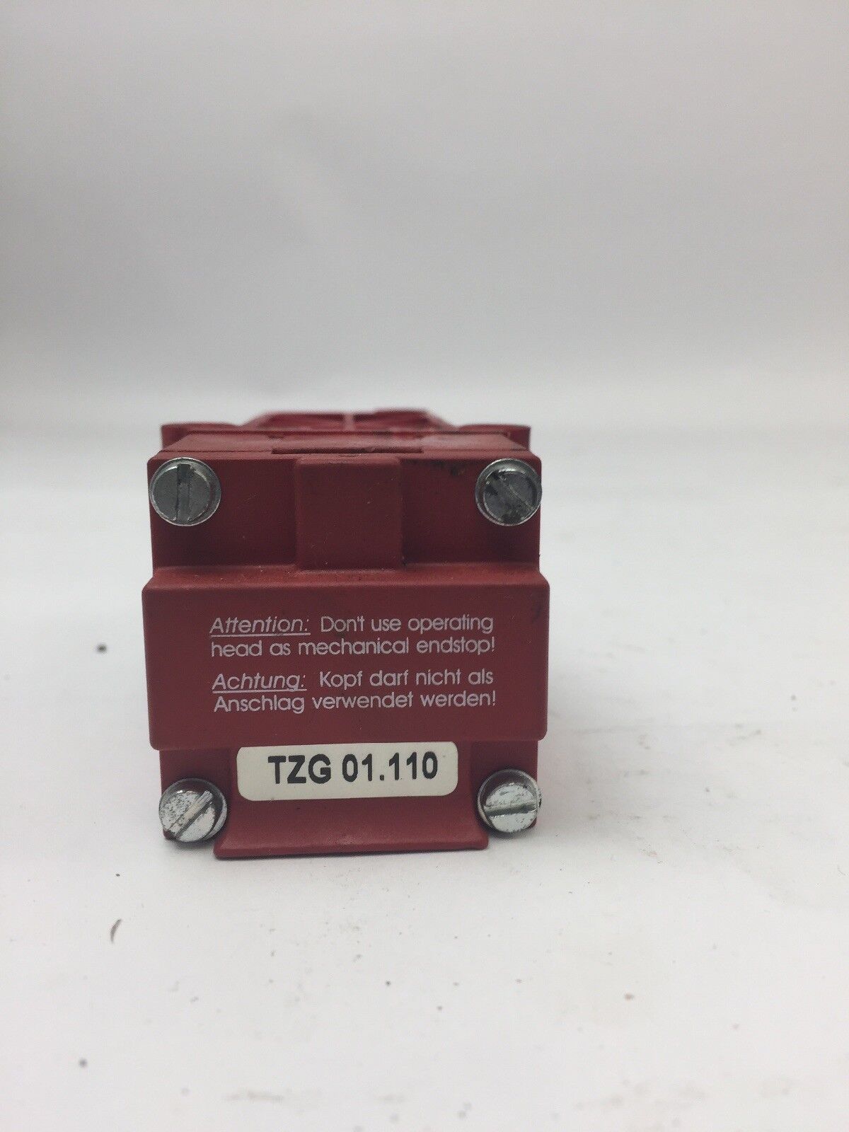 SCHMERSAL TZG01.110 SOLENOID INTERLOCK 10A 300VAC