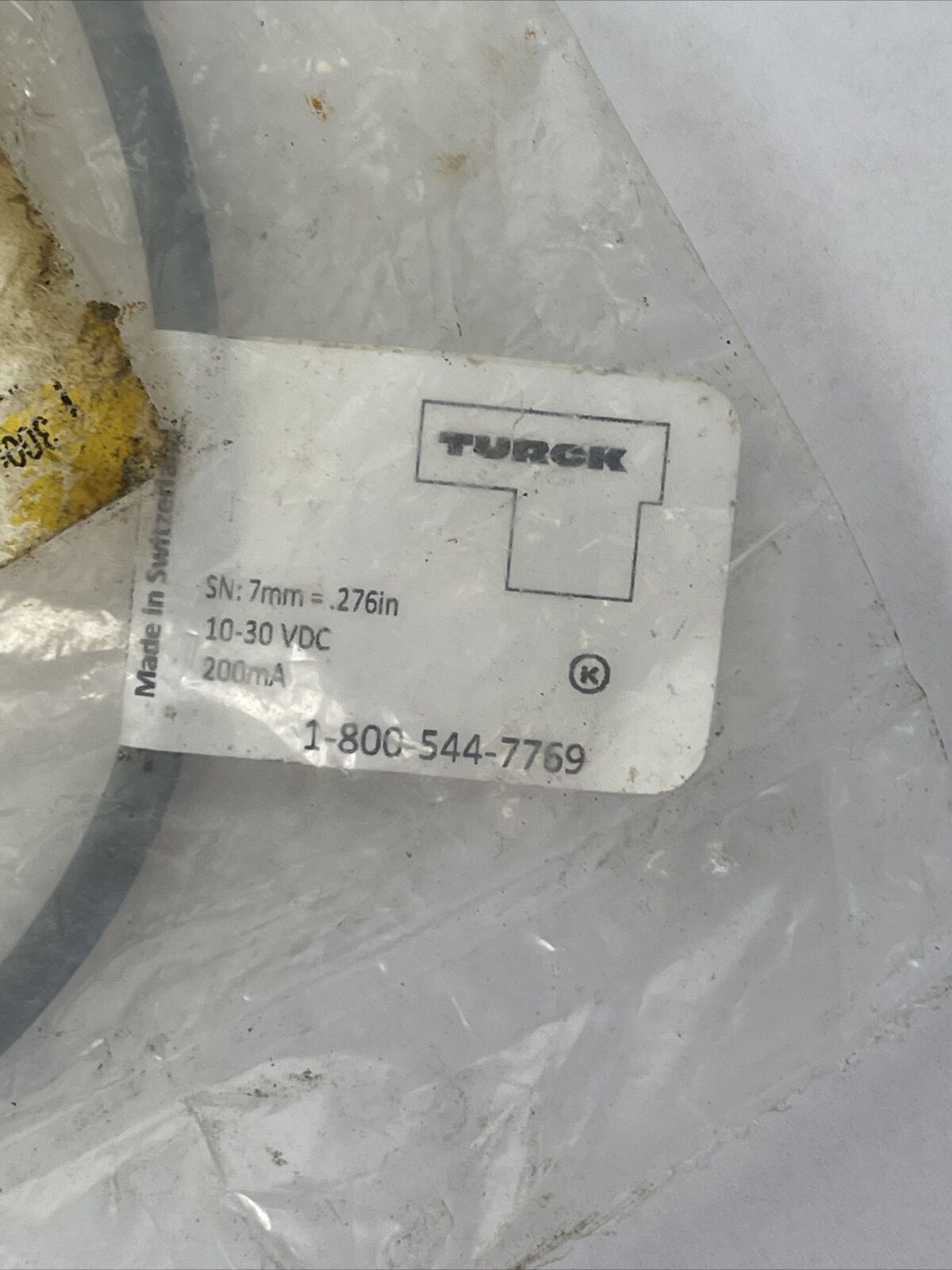 TURCK BI Q08-AP6X2-0.2M-RS 4T PROXIMITY SENSOR10-30VDC 200mA