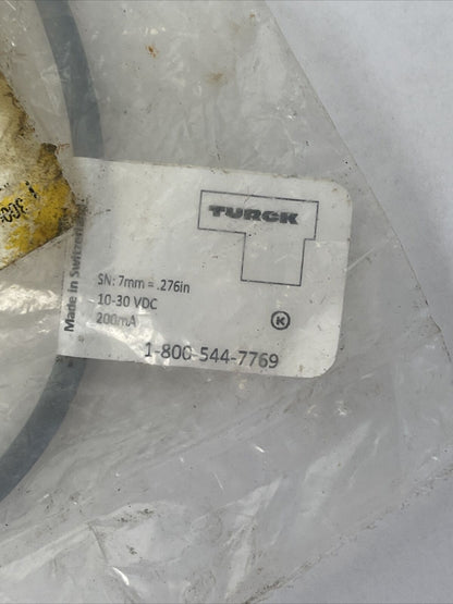 TURCK BI Q08-AP6X2-0.2M-RS 4T PROXIMITY SENSOR10-30VDC 200mA