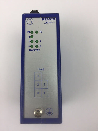 HIRSCHMANN RS2-5TX ETHERNET RAIL SWITCH 5 PORT 9.6-32VDC