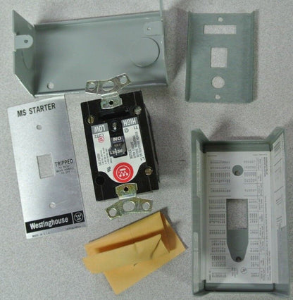 WESTINGHOUSE MST01SN - MANUAL MOTOR STARTER SWITCH and ENCLOSURE - NEW SURPLUS