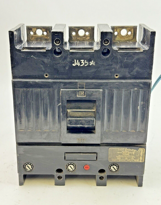 GE - TJC36600 - CIRCUIT BREAKER W/ 600 A TRIP & UV RELEASE - 3POLE/600VAC/600A