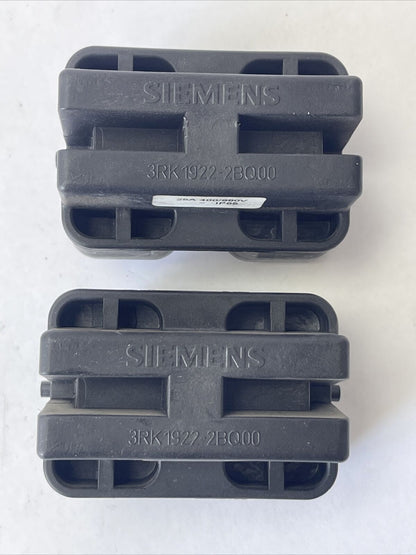 SIEMENS 3RK1922-2BQ00 POWER JUMPER PLUG 25A 400/690VAC IP65 (LOT OF 2)