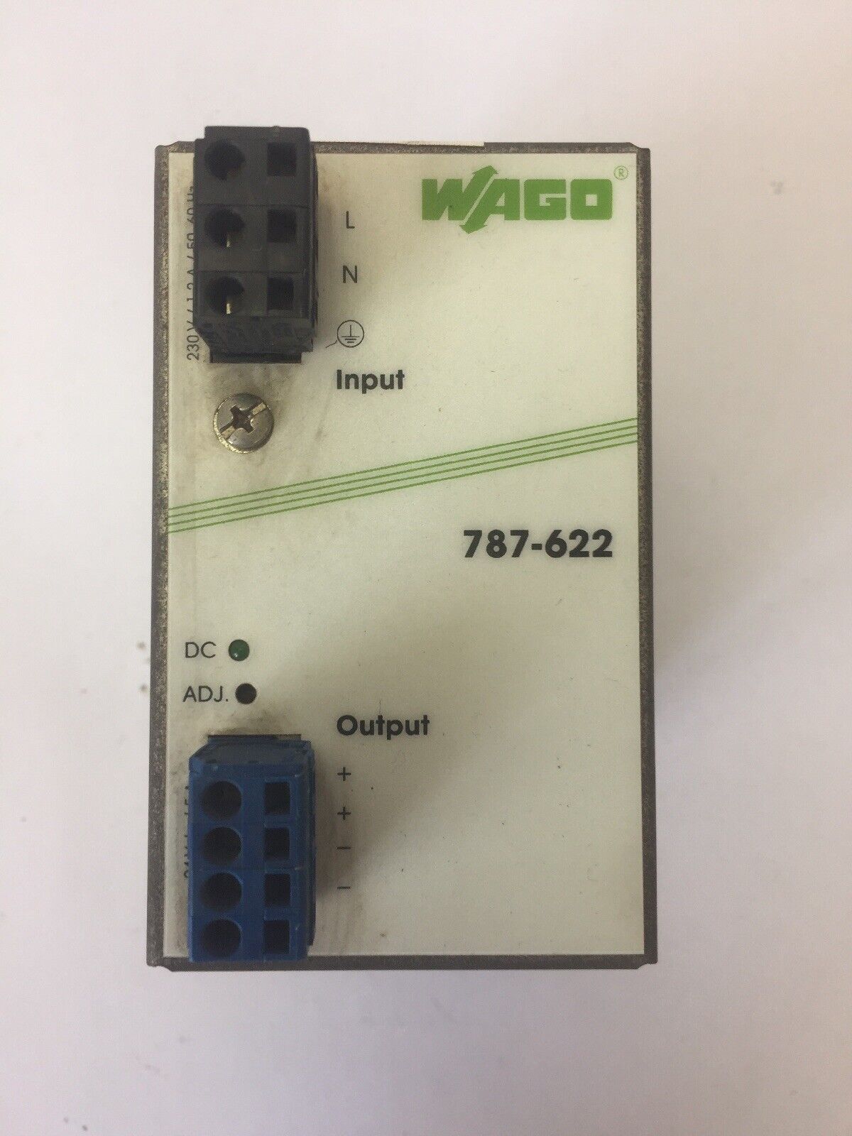 WAGO 787-622 SWITCHED-MODE POWER SUPPLY INPUT 90-264V OUTPUT 24VDC 4-5A