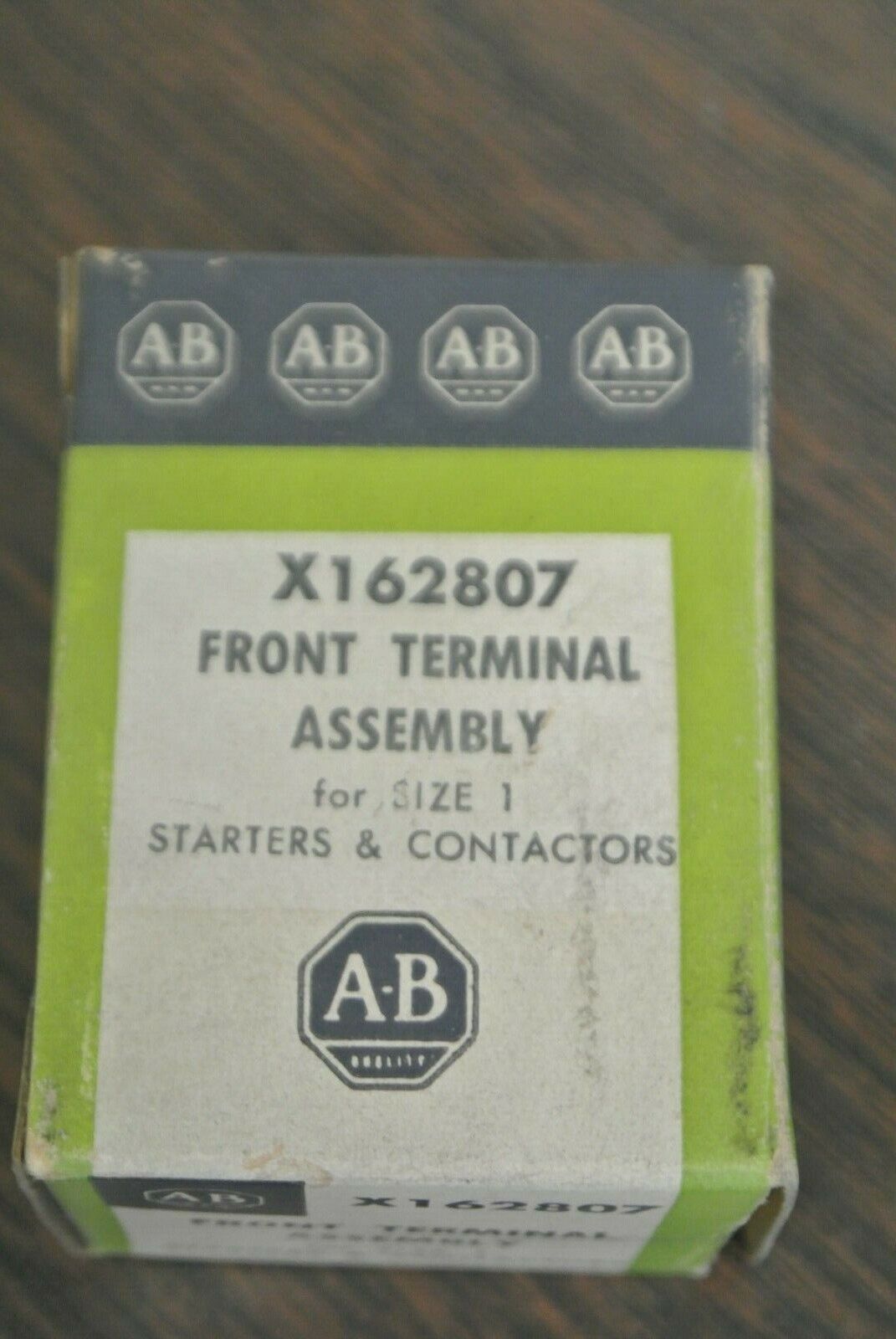 ALLEN-BRADLEY X-162807 FRONT TERMINAL ASSEMBLY / SIZE 1 STARTER / NEW SURPLUS