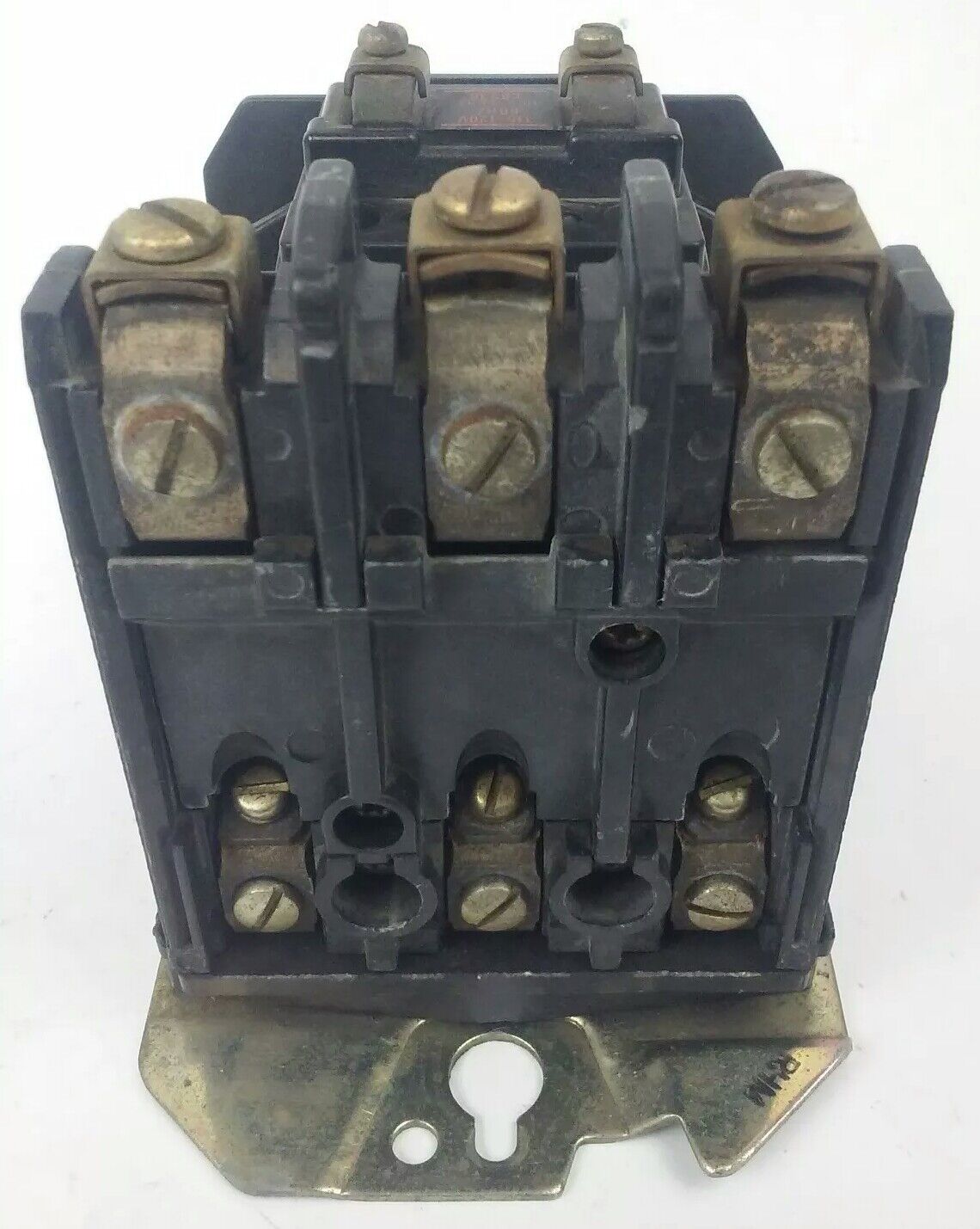 ALLEN BRADLEY 500FL-AOD93 SER.B STARTER, 18A,600V,120V COIL, 5HP, CONTACTS GREAT
