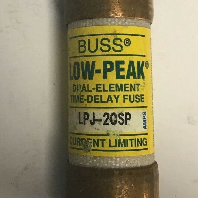 BUSS LPJ-20SP LOW-PEAK TIME DELAY 600VAC CLASS J****LOTF4****