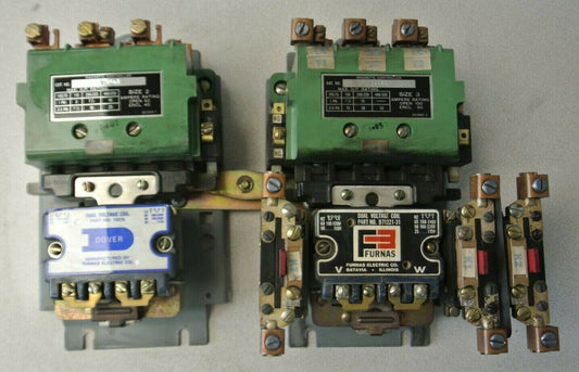 FURNAS REVERSING STARTER / 75563 SIZE 2 CONTACTOR + 75535 SIZE 3 STARTER