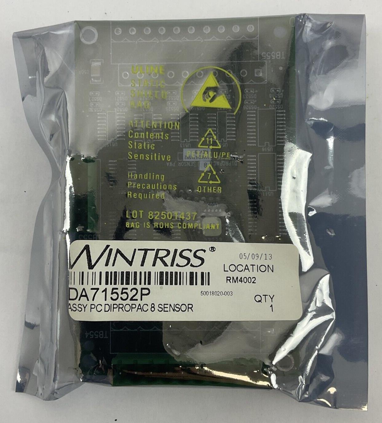 WINTRISS DA71552P ASSY PC DIPROPAC 8 SENSOR