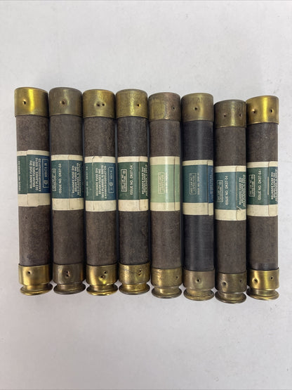 RELIANCE ECSR4 CLASS RK5 TIME DELAY DUAL ELEMENT FUSE 4AMP 600VAC (LOT OF 8)