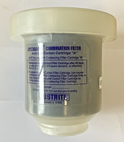 AEROSOLV COMBINATION FILTER DRUM VENT ACTIVATED CARBON CARTRIDGE A