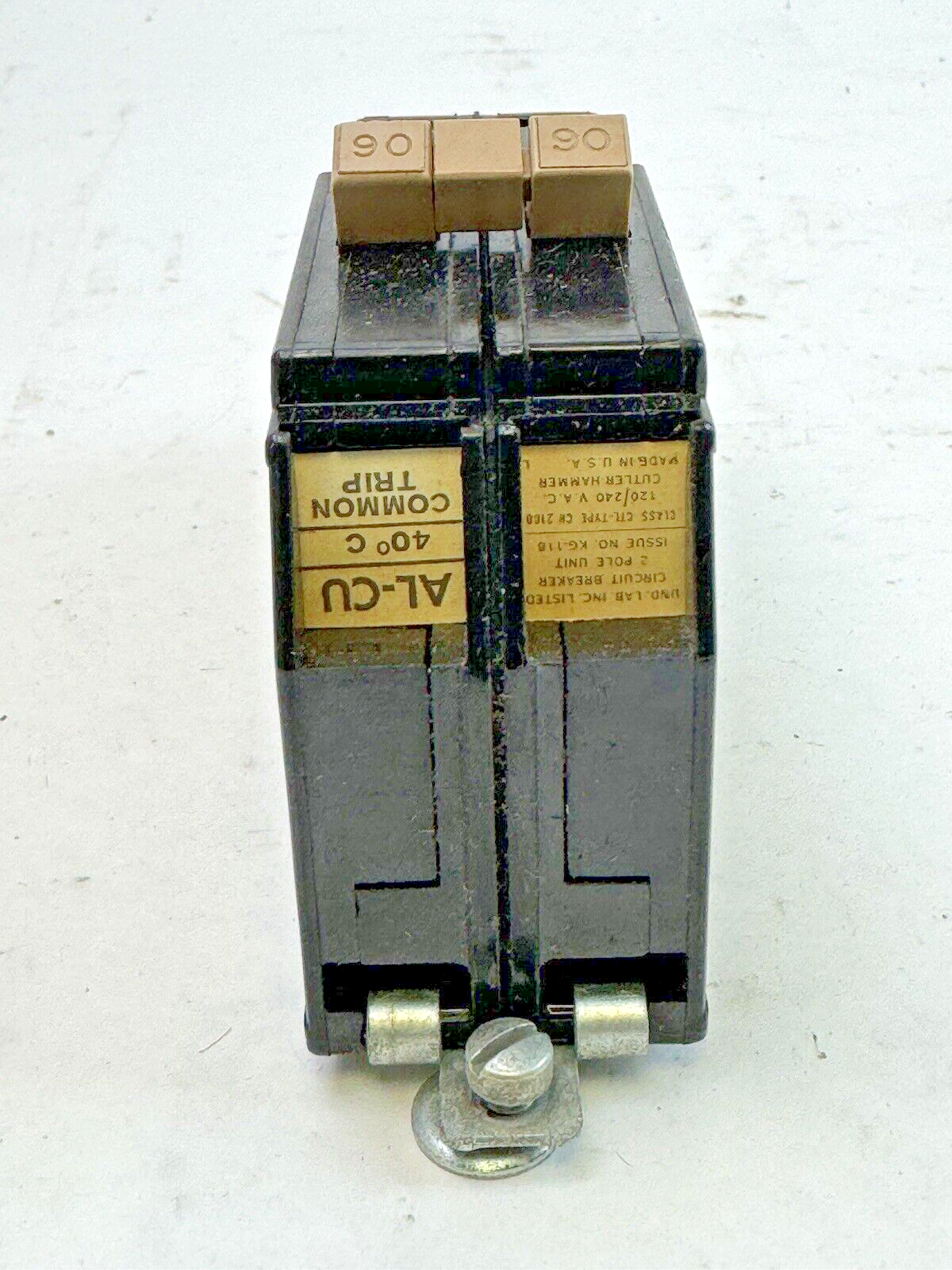 CUTLER-HAMMER - CH290L - CIRCUIT BREAKER - 2 POLE/ 90 A/ 240 VAC/ CH290 LONG-NEW