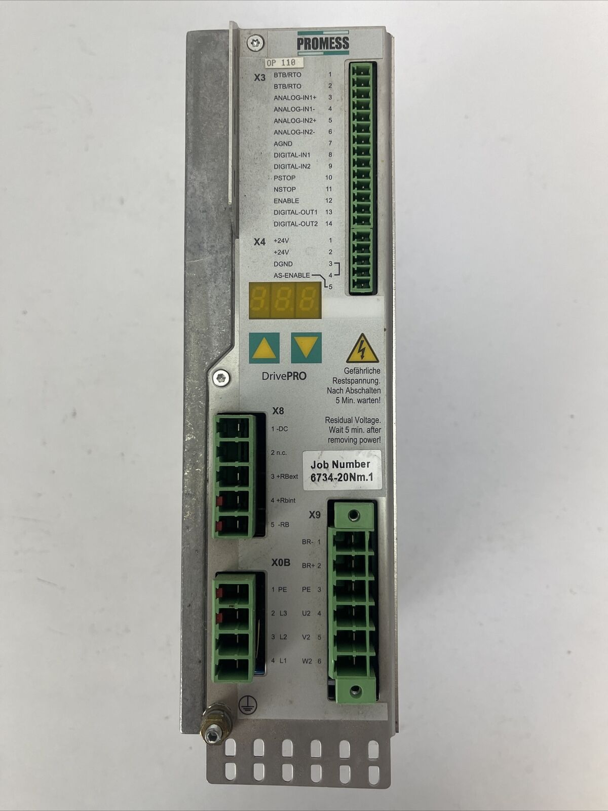 PROMESS S3060 1-NA-024 POWER SUPPLY 3*208V...480V 50/60HZ 5kVA 6.0A