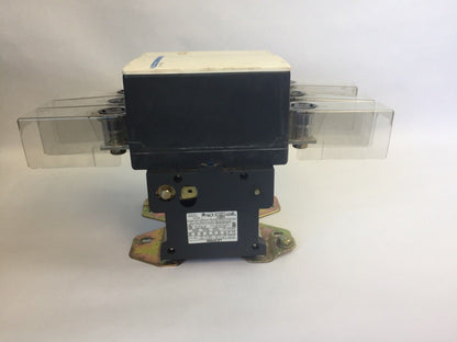 TELEMECANIQUE LC1 F500 CONTACTOR 600VAC 500HP 700A LX1FK110 110-120V LADN11 LA1