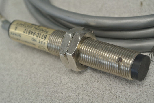 ALLEN-BRADLEY 871C-A4B12 CYLINDRICAL INDUCTIVE PROXIMITY SWITCH / 10-30VDC 12mm