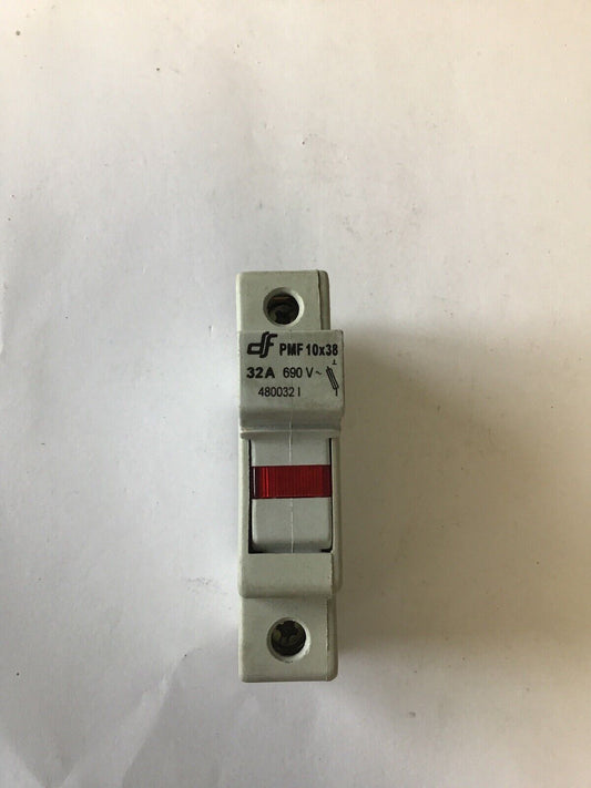 DF PMF 10x38 1 Pole Fuse Holder 600 V 30 Amp ***(LOT OF 5)***