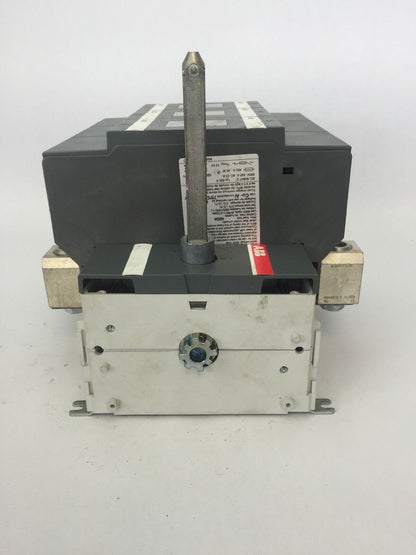 ABB OS400J03 FUSIBLE DISCONNECT SWITCH 600VAC 400A W/ AJT225 & JTD225 FUSE 225A