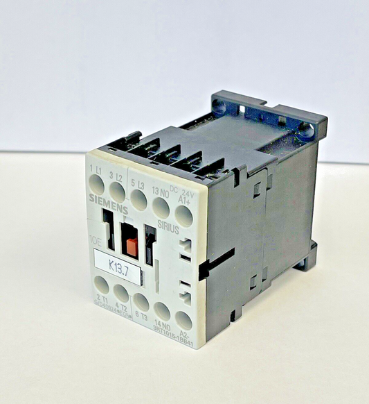 SIEMENS - 3RT1015-1BB41 - CONTACTOR - AC-3 7 A, 3 kW / 400 V 1 NO, 24 V DC 3-pol