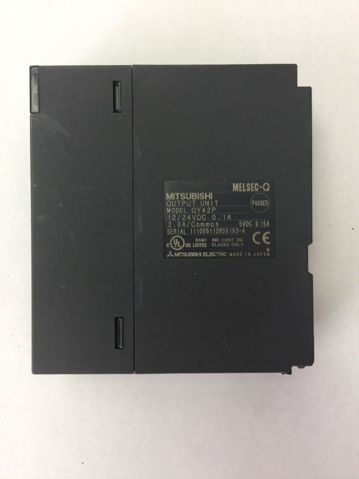 MITSUBISHI QY42P OUTPUT UNIT MELSEC-Q 12/24VDC 0.1A 5VDC 0.15A