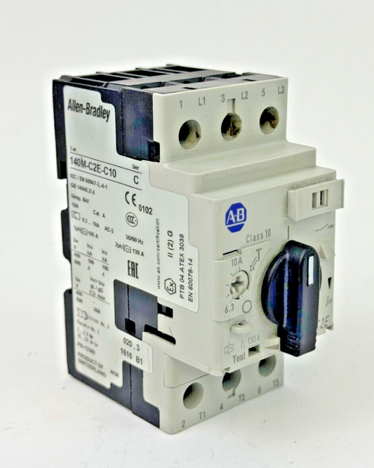 ALLEN-BRADLEY - 140M-C2E-C10 SER. C - MANUAL MOTOR PROTECTOR - 6.3 A - 10 A