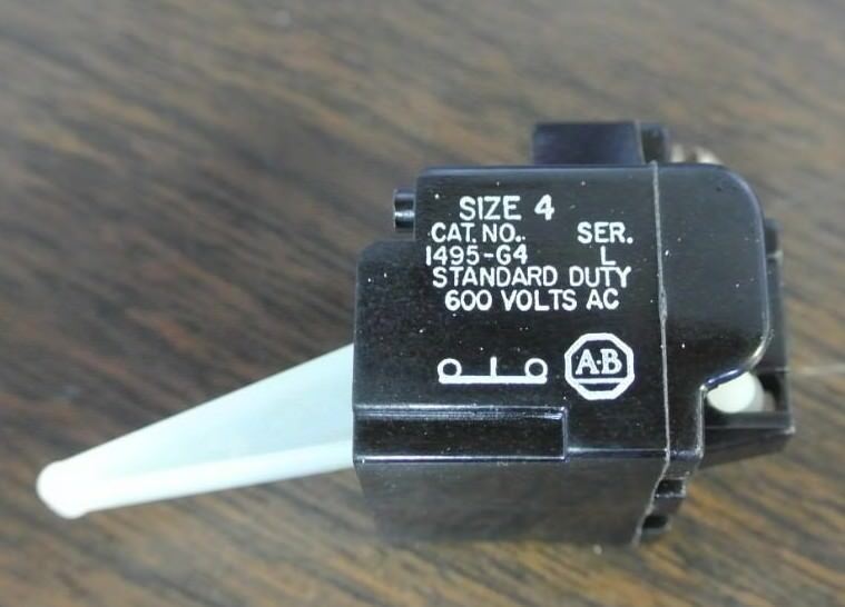ALLEN-BRADLEY 1495-G4 - N.C. CONTACT, SIZE 4 - EARLY BREAK - NEW SURPLUS
