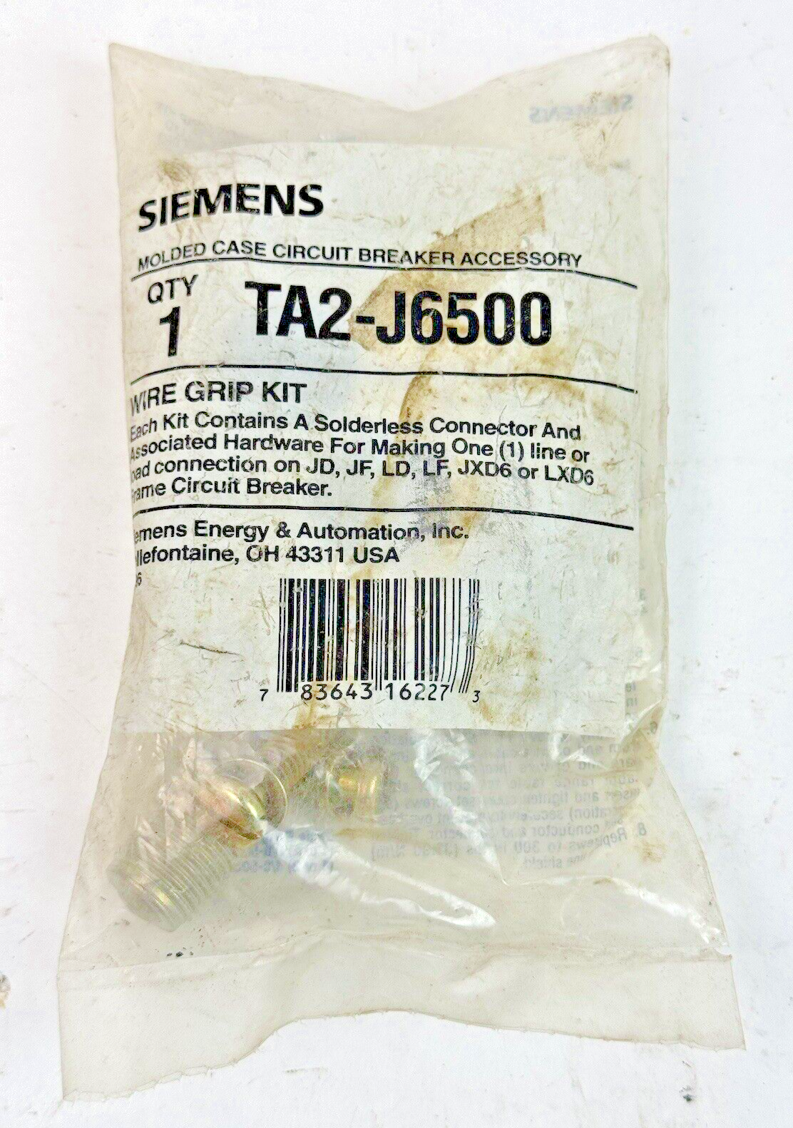 SIEMENS - TA2-J6500 - WIRE GRIP KIT - NEW OLD STOCK