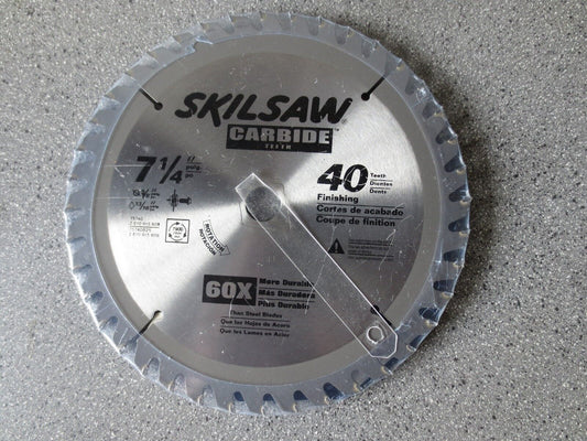 SKILSAW 75740 CIRCULAR SAW BLADE 7-1/4" 40T FINISHING - NEW SURPLUS